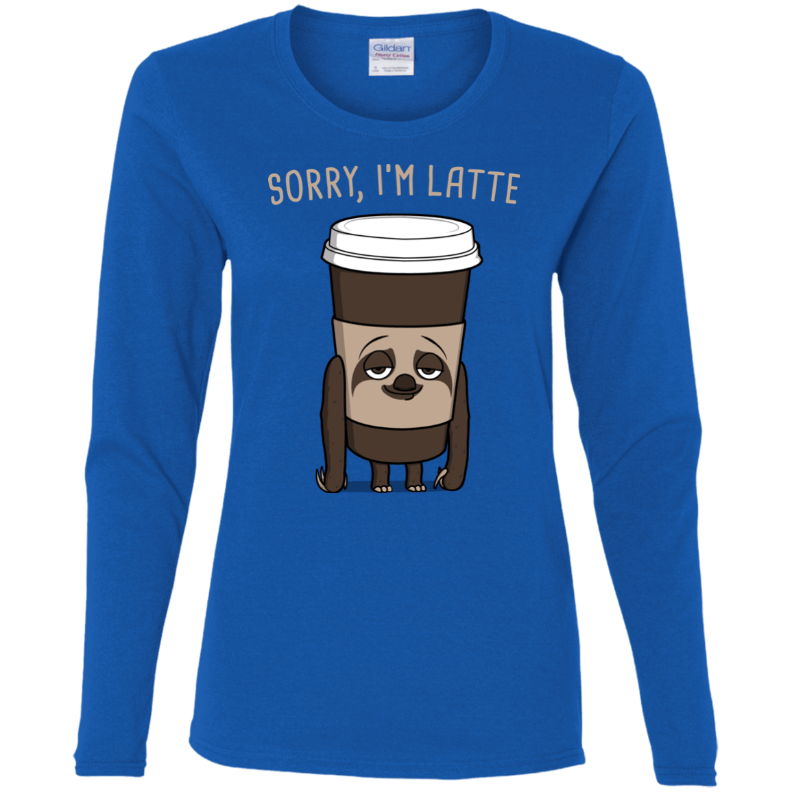 T-Shirts Royal / S I'm Latte Women's Long Sleeve T-Shirt