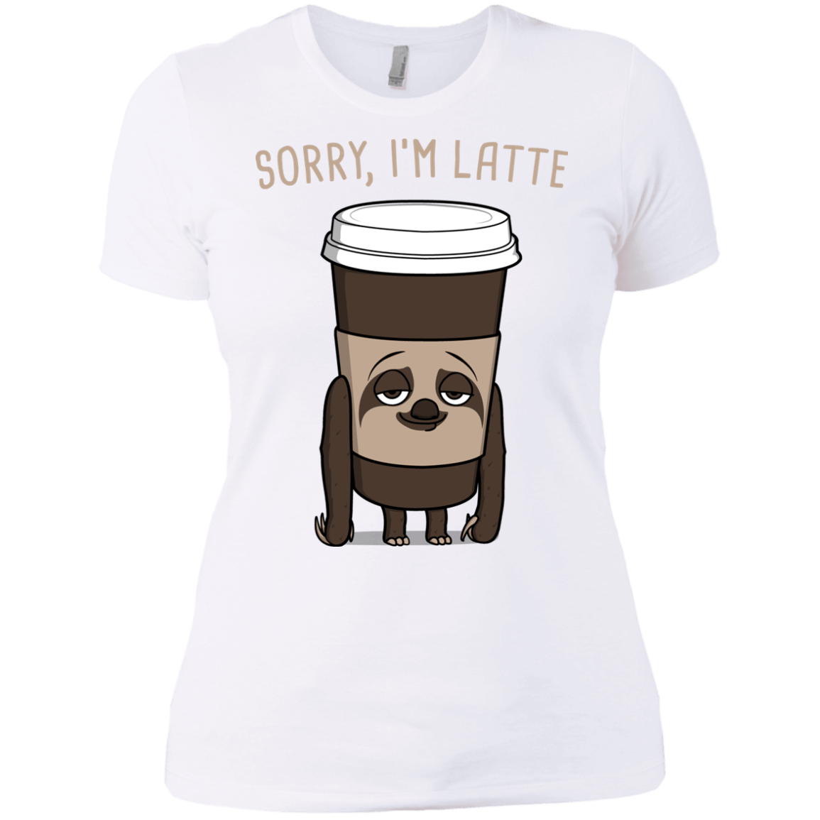 T-Shirts White / X-Small I'm Latte Women's Premium T-Shirt