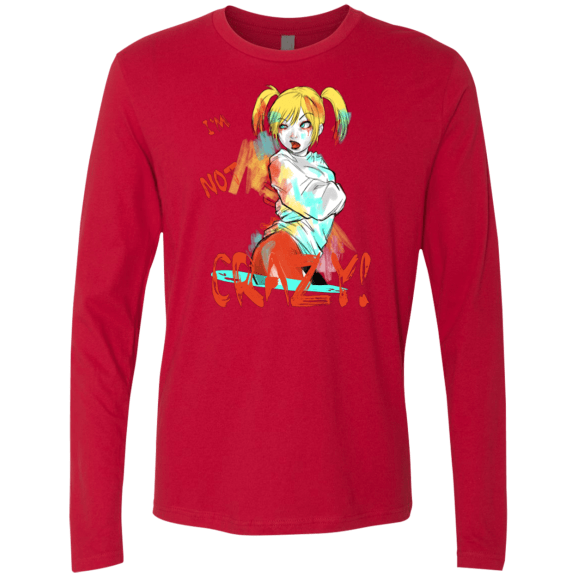 T-Shirts Red / Small I'm not crazy! Men's Premium Long Sleeve