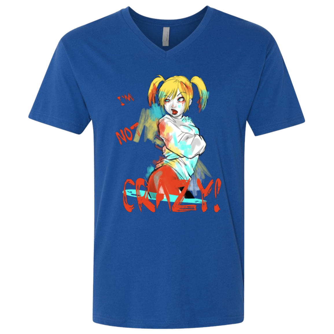 T-Shirts Royal / X-Small I'm not crazy! Men's Premium V-Neck