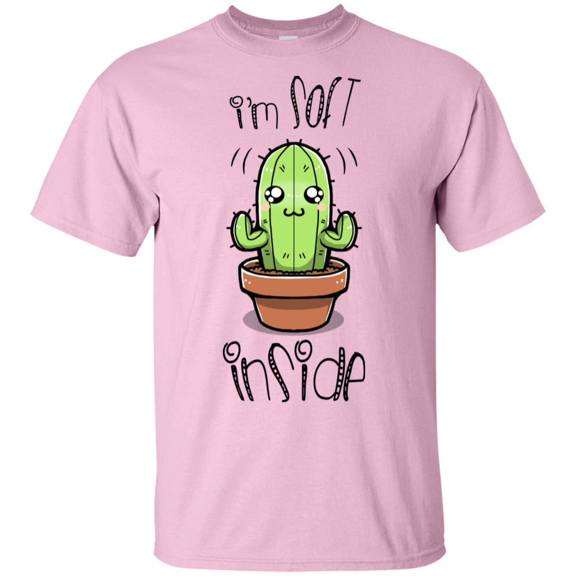 T-Shirts Light Pink / S I'm Soft Inside T-Shirt