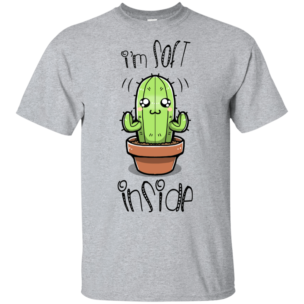 T-Shirts Sport Grey / S I'm Soft Inside T-Shirt