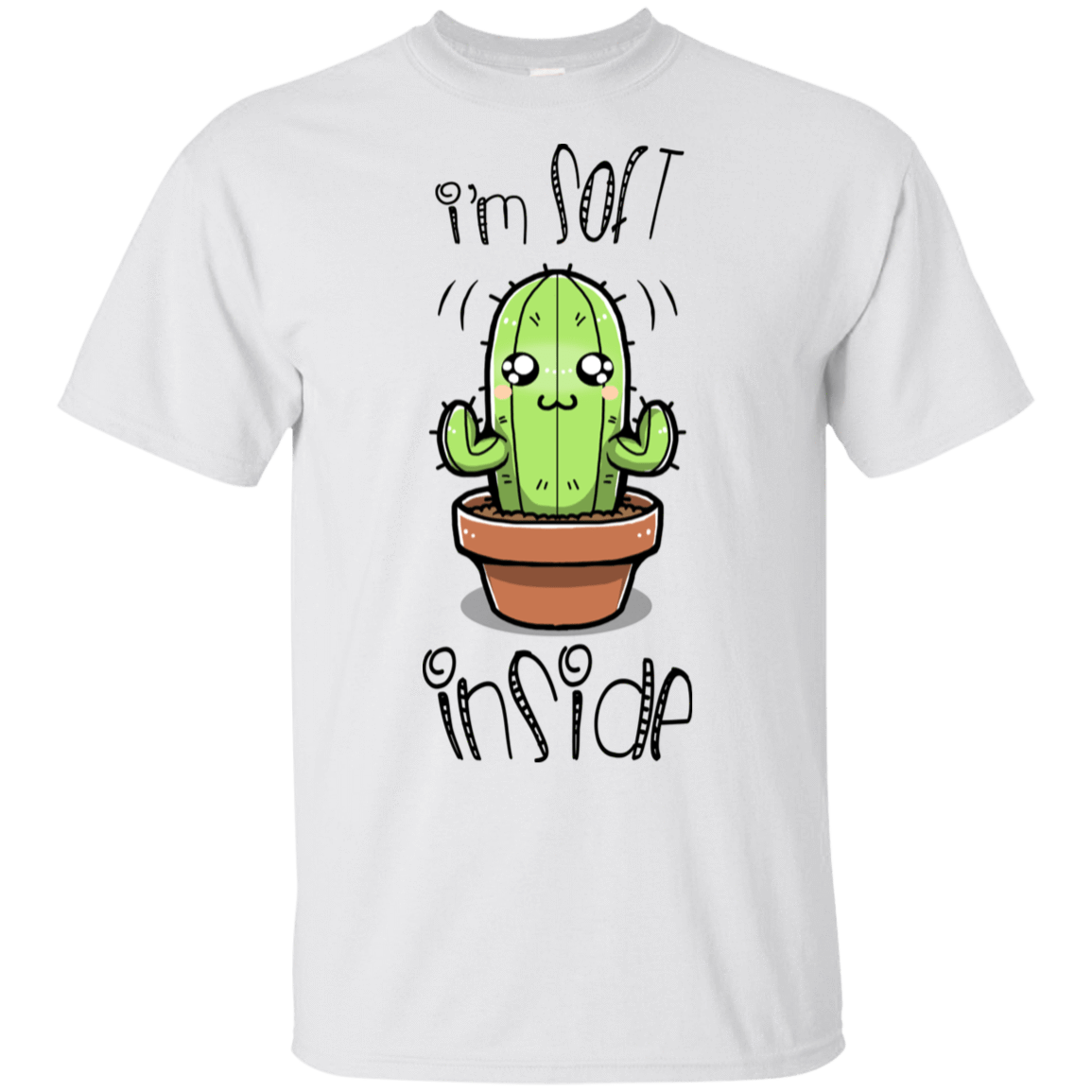 T-Shirts White / S I'm Soft Inside T-Shirt