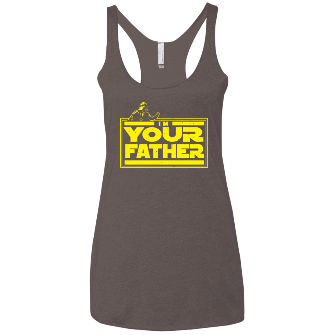 T-Shirts Macchiato / X-Small I M Your Father Women's Triblend Racerback Tank
