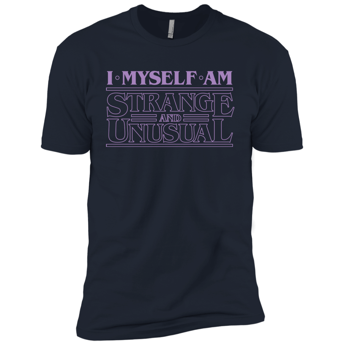 T-Shirts Midnight Navy / YXS I Myself Am Strange And Unusual Boys Premium T-Shirt