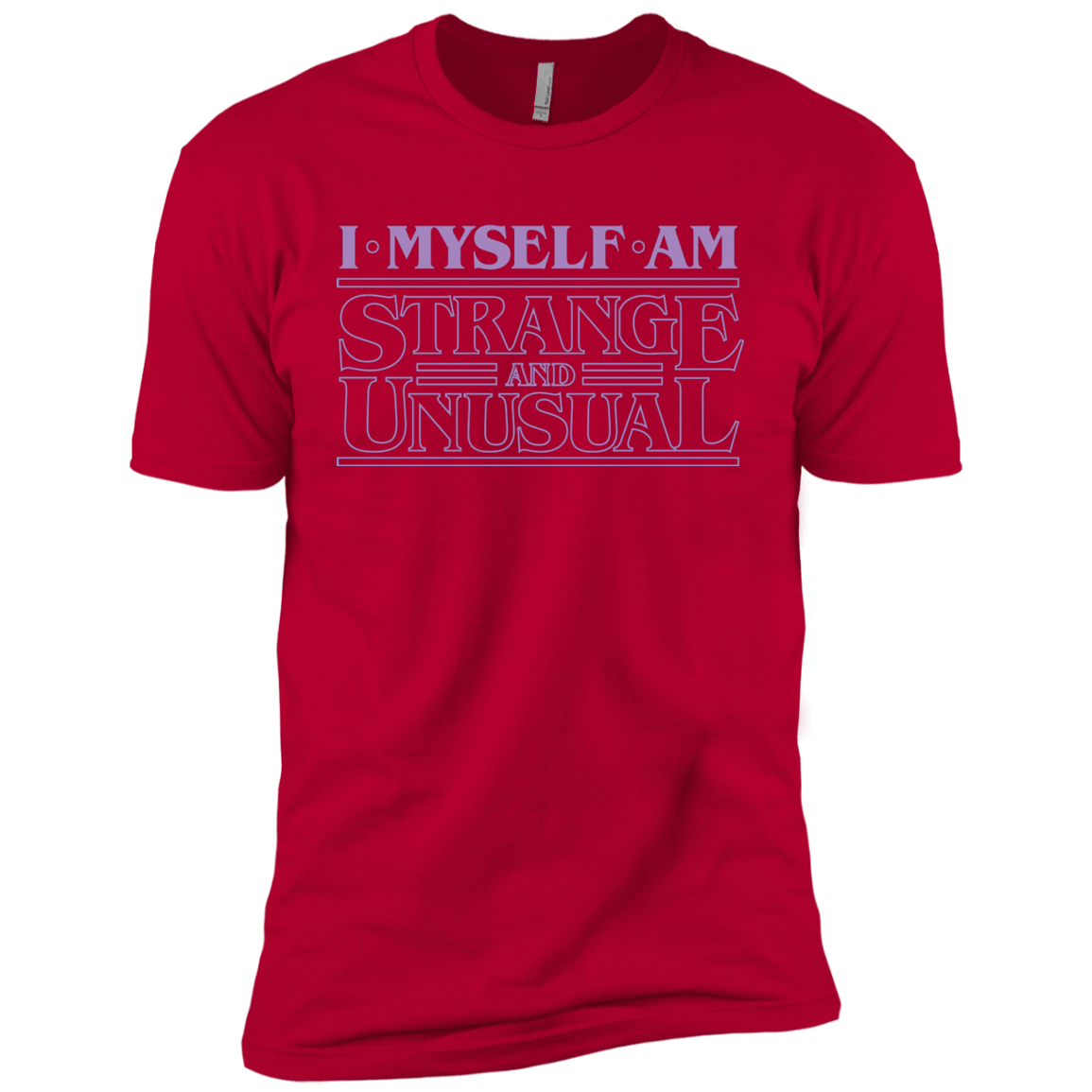 T-Shirts Red / YXS I Myself Am Strange And Unusual Boys Premium T-Shirt