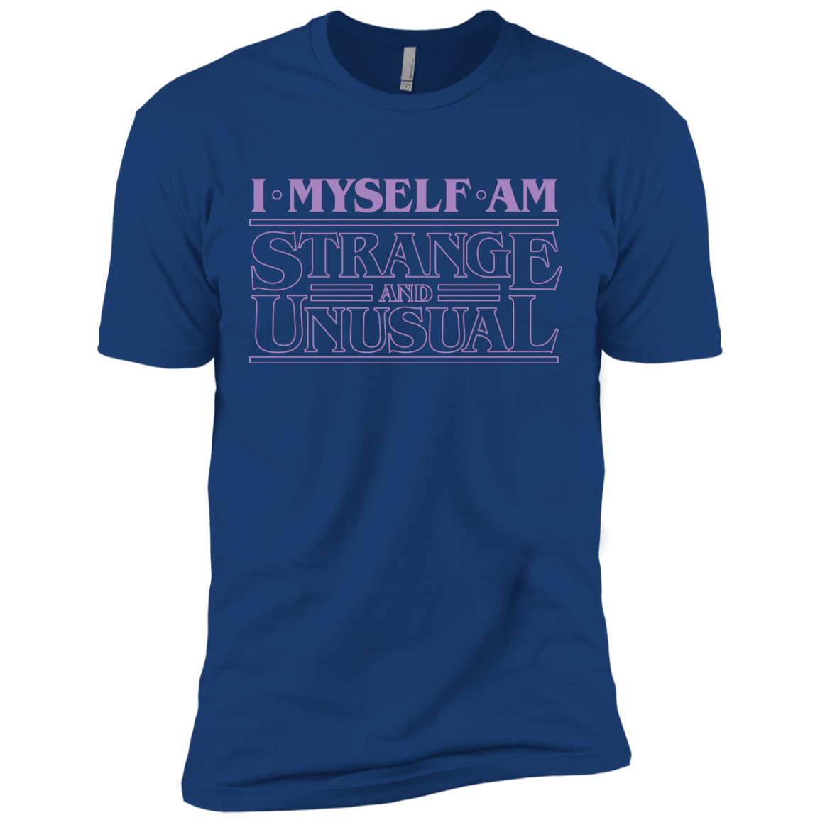 I Myself Am Strange And Unusual Men's Premium T-Shirt