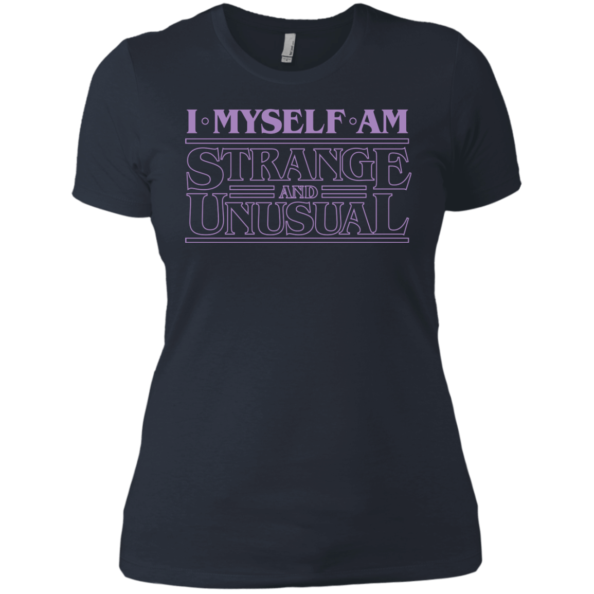 T-Shirts Indigo / X-Small I Myself Am Strange And Unusual Women's Premium T-Shirt