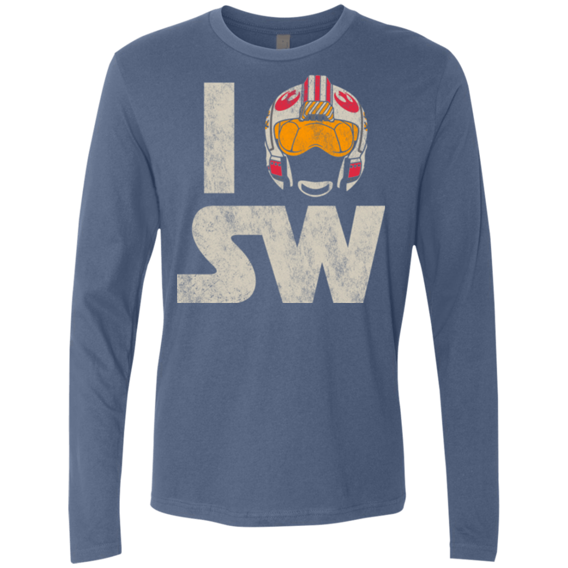 T-Shirts Indigo / Small I Pilot SW Men's Premium Long Sleeve