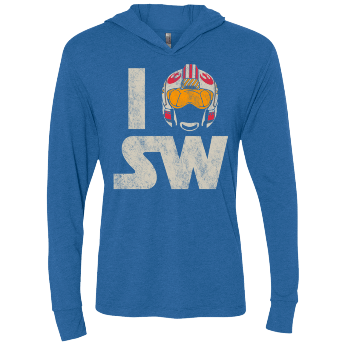 T-Shirts Vintage Royal / X-Small I Pilot SW Triblend Long Sleeve Hoodie Tee