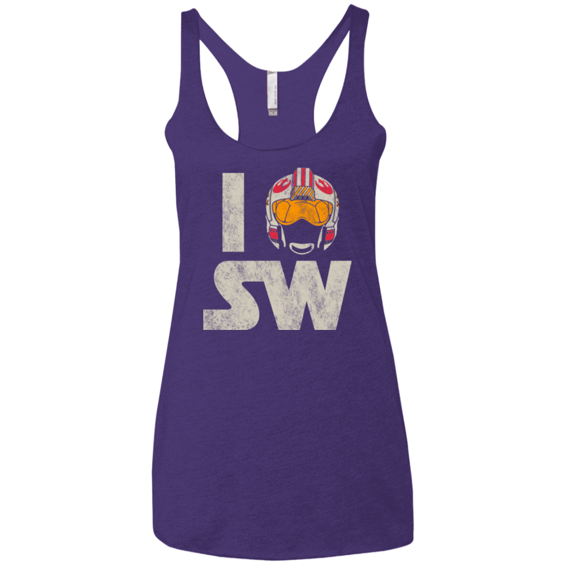 T-Shirts Purple / X-Small I Pilot SW Women's Triblend Racerback Tank