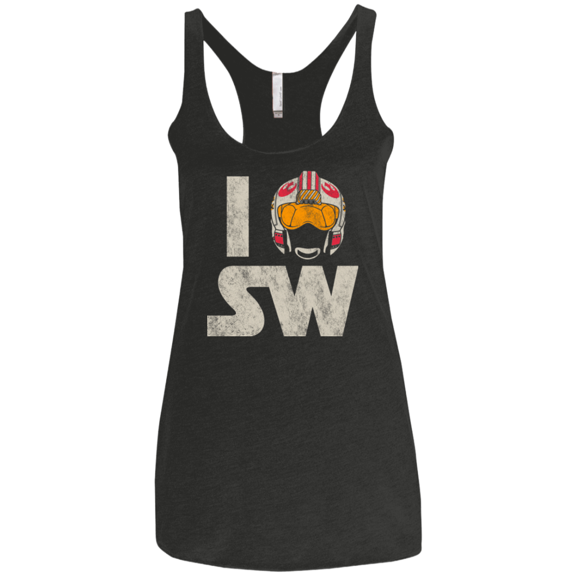 T-Shirts Vintage Black / X-Small I Pilot SW Women's Triblend Racerback Tank