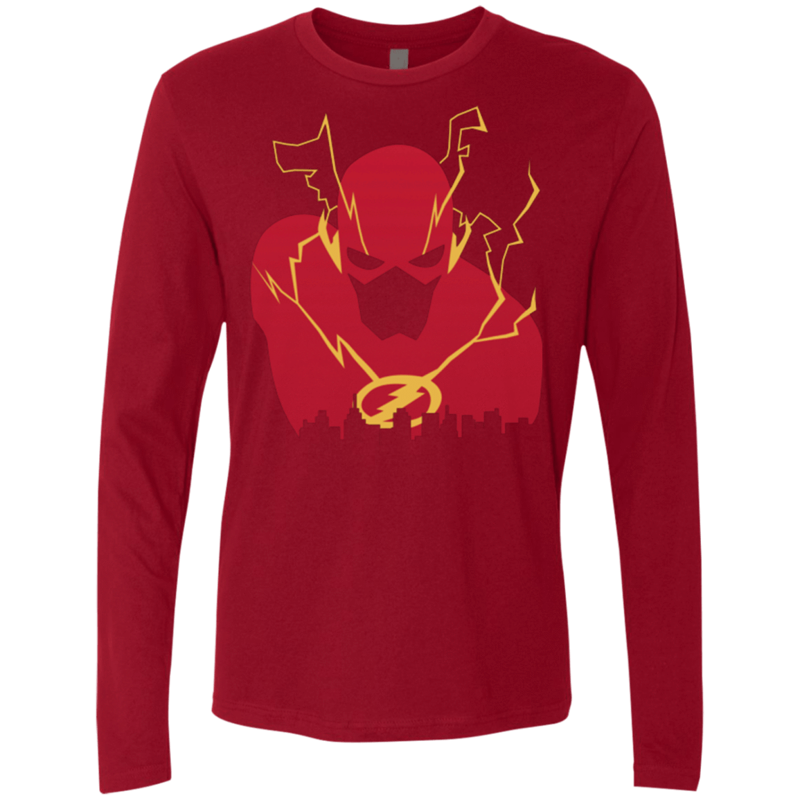 T-Shirts Cardinal / Small I Protect this City TF Men's Premium Long Sleeve