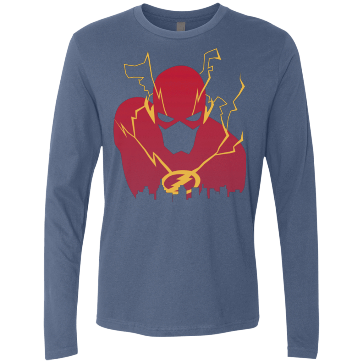 T-Shirts Indigo / Small I Protect this City TF Men's Premium Long Sleeve