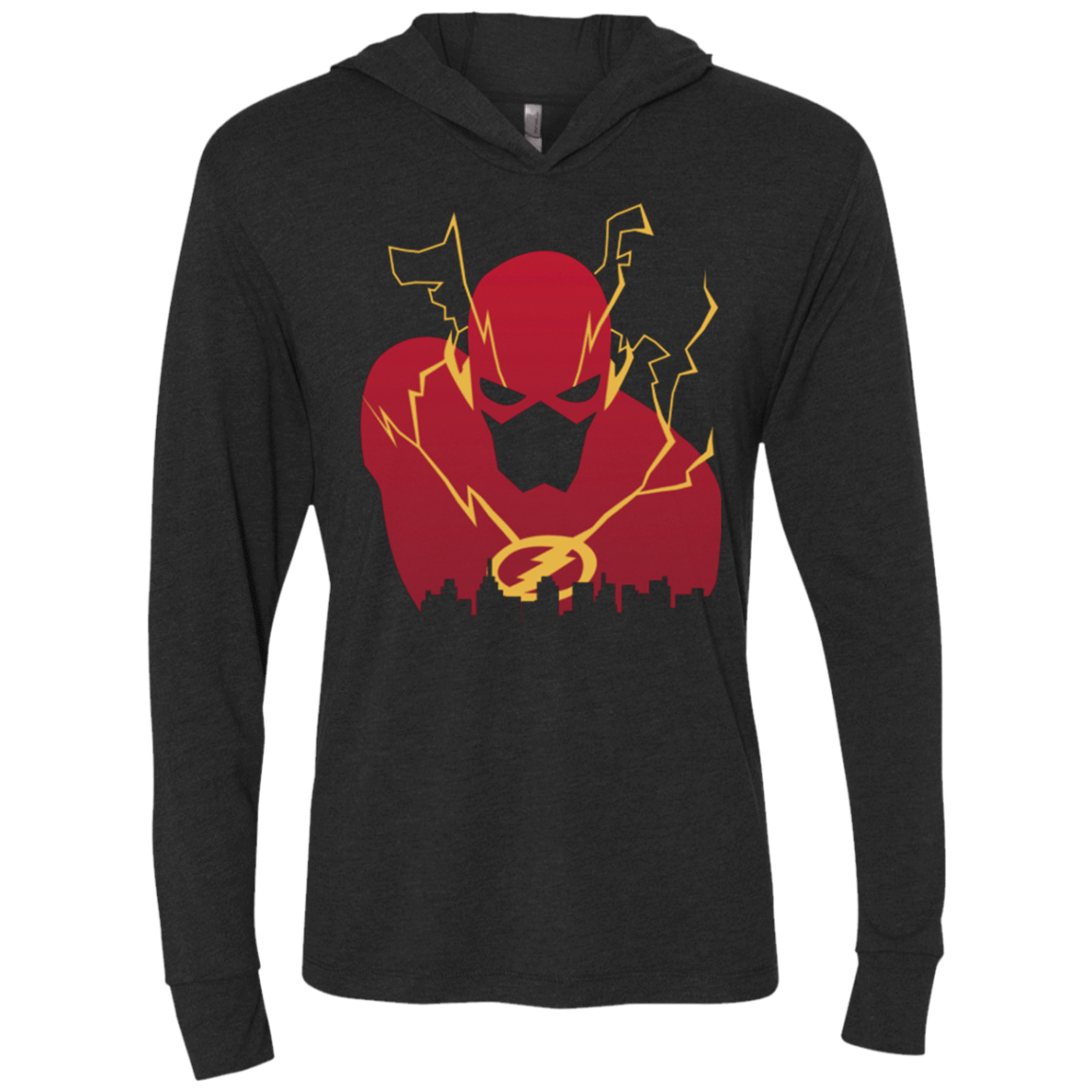 T-Shirts Vintage Black / X-Small I Protect this City TF Triblend Long Sleeve Hoodie Tee