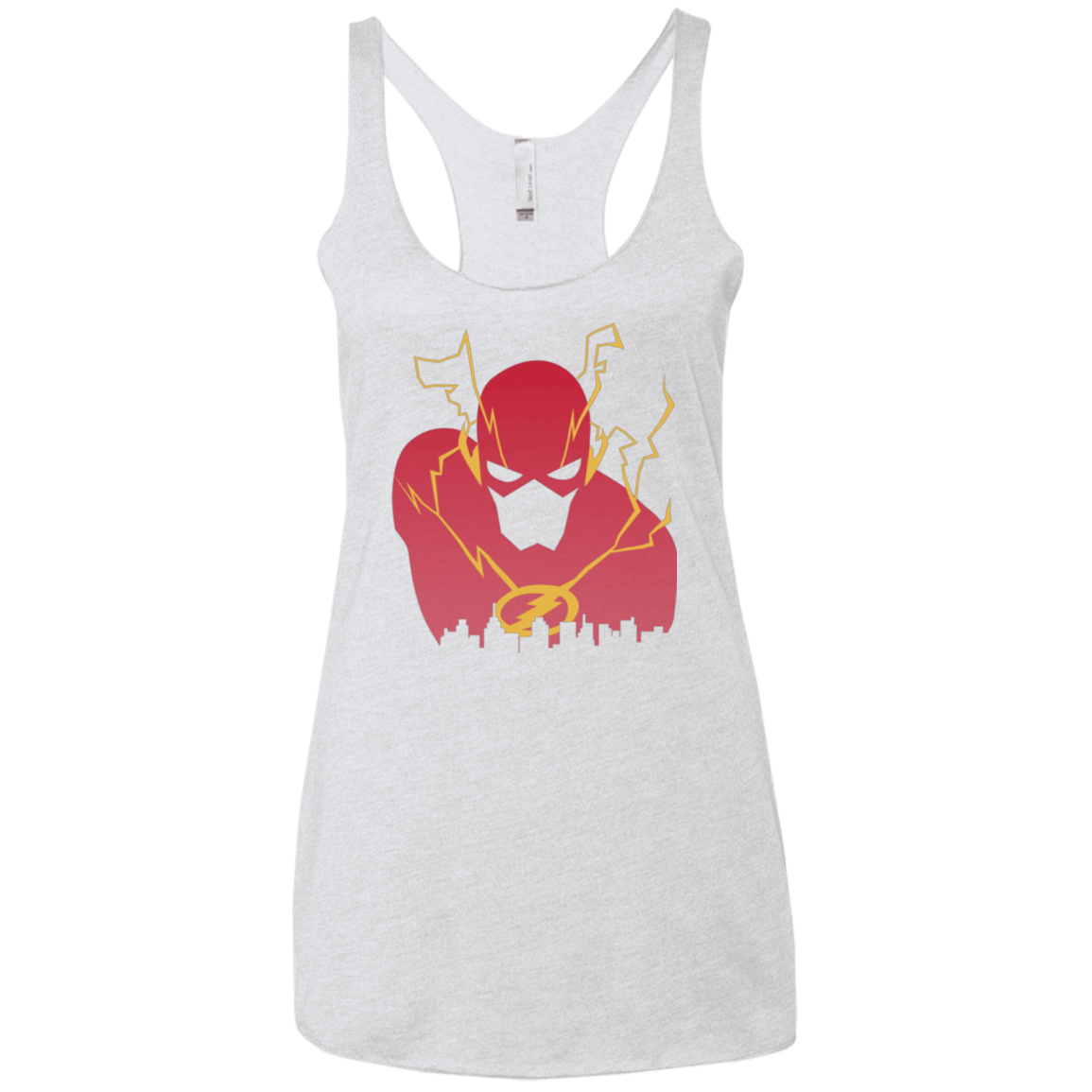 T-Shirts Heather White / X-Small I Protect this City TF Women's Triblend Racerback Tank