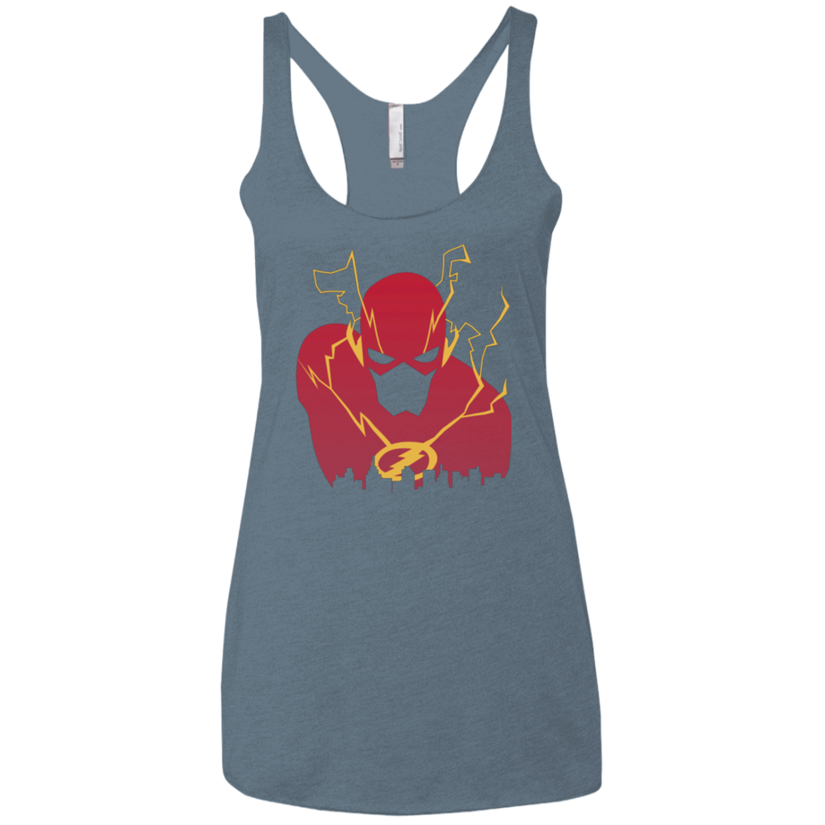 T-Shirts Indigo / X-Small I Protect this City TF Women's Triblend Racerback Tank