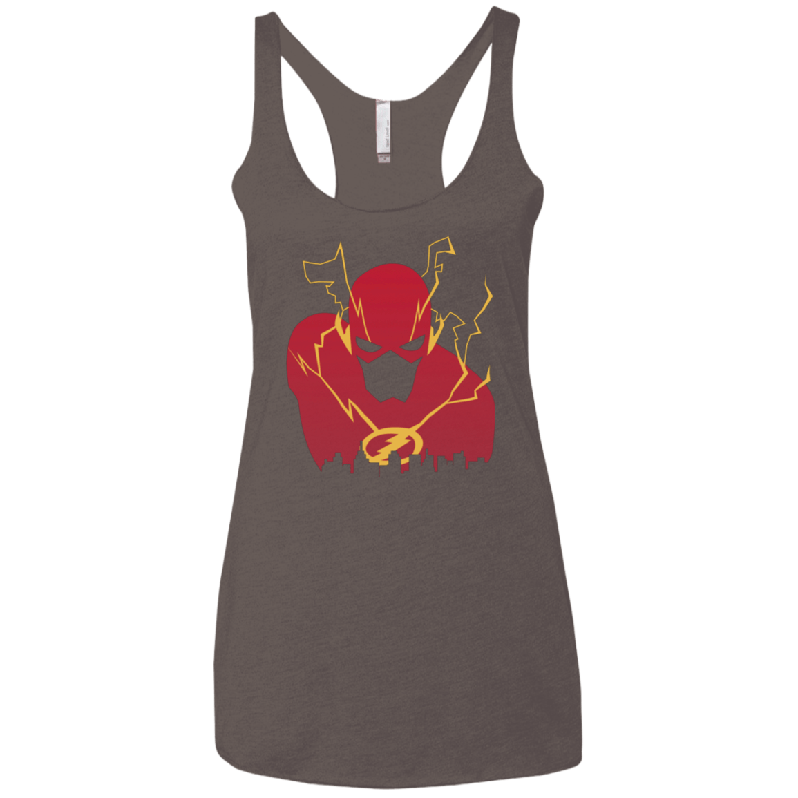 T-Shirts Macchiato / X-Small I Protect this City TF Women's Triblend Racerback Tank