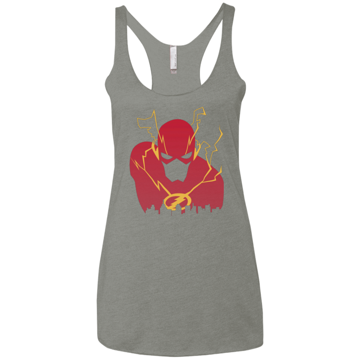 T-Shirts Venetian Grey / X-Small I Protect this City TF Women's Triblend Racerback Tank