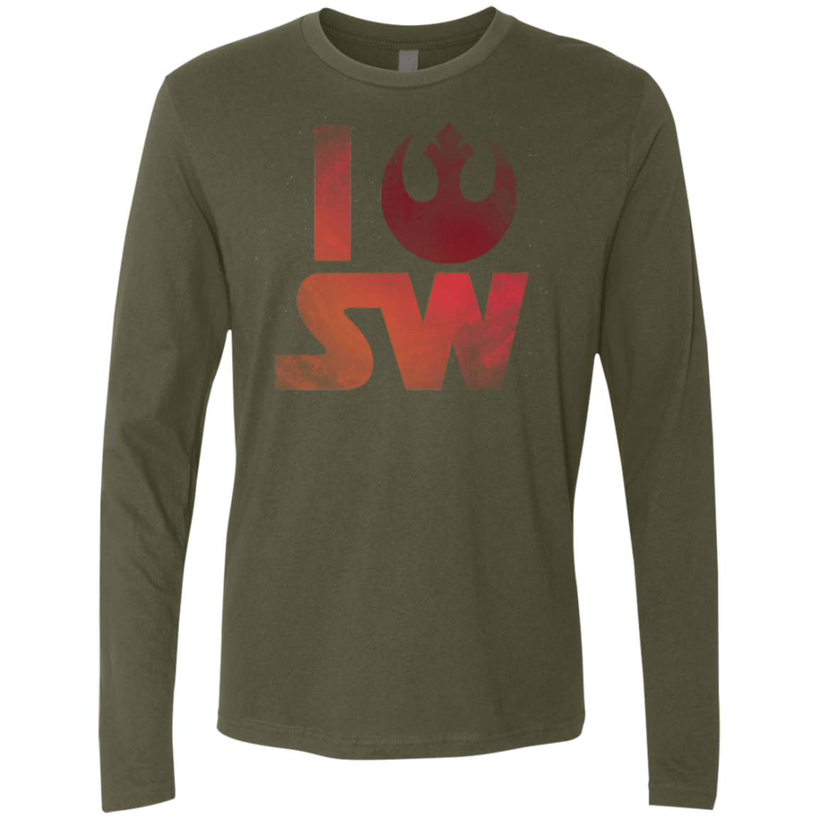 T-Shirts Military Green / Small I Rebel SW Men's Premium Long Sleeve
