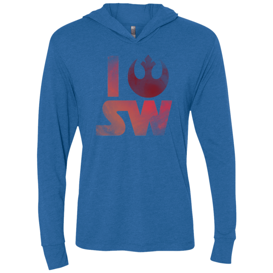 T-Shirts Vintage Royal / X-Small I Rebel SW Triblend Long Sleeve Hoodie Tee