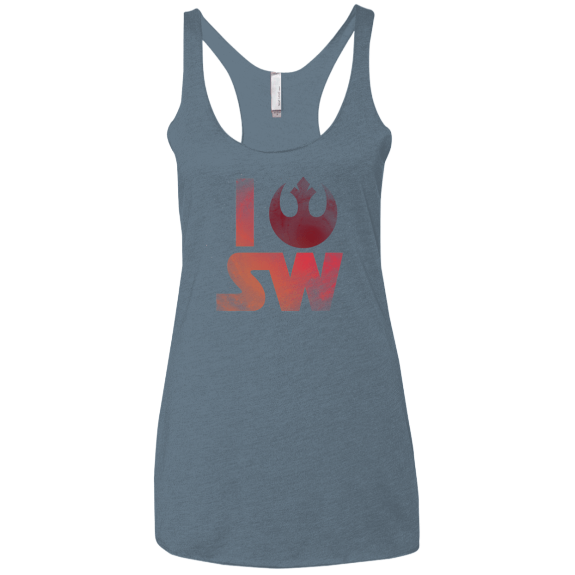 T-Shirts Indigo / X-Small I Rebel SW Women's Triblend Racerback Tank