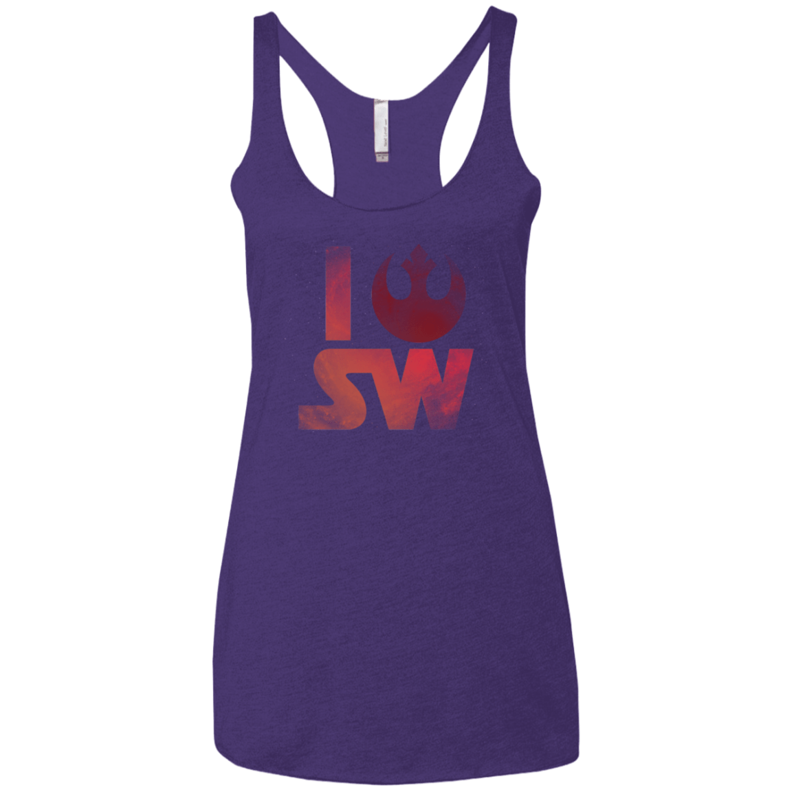 T-Shirts Purple / X-Small I Rebel SW Women's Triblend Racerback Tank