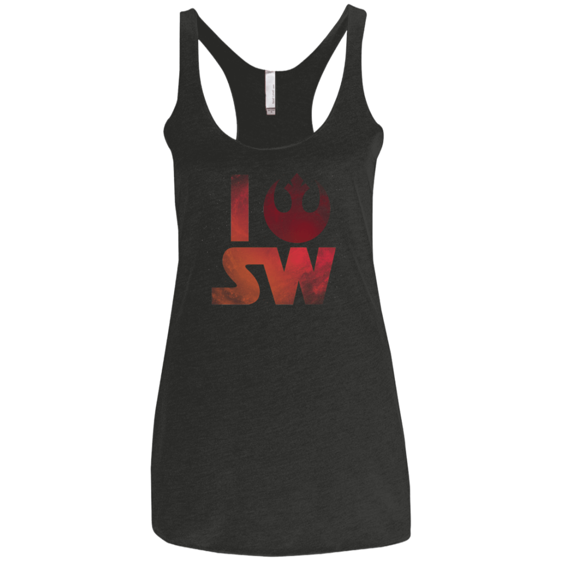 T-Shirts Vintage Black / X-Small I Rebel SW Women's Triblend Racerback Tank