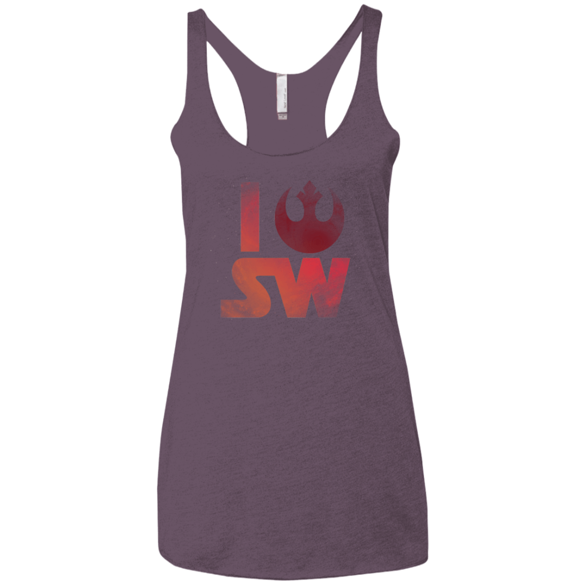 T-Shirts Vintage Purple / X-Small I Rebel SW Women's Triblend Racerback Tank