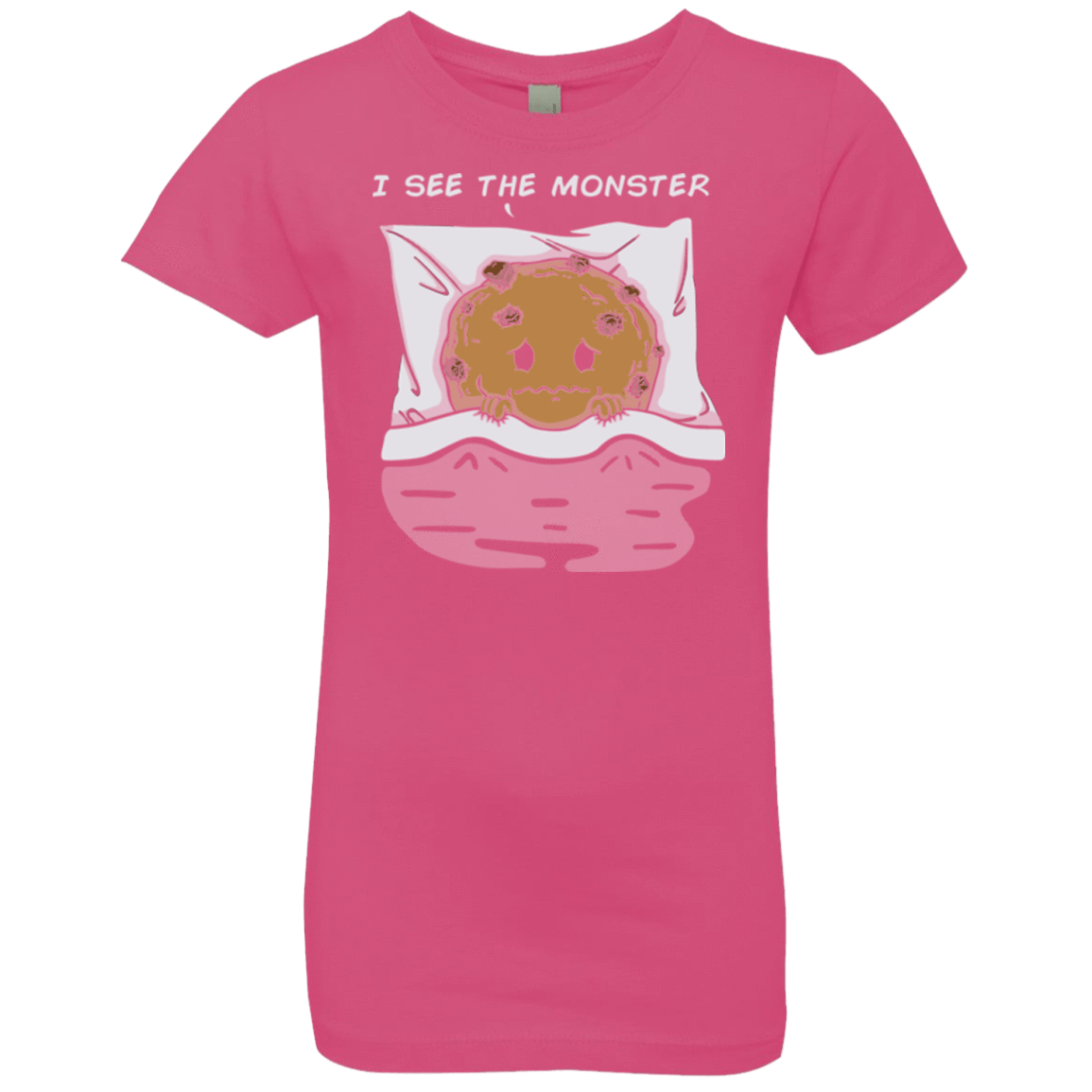 T-Shirts Hot Pink / YXS I see the monster Girls Premium T-Shirt