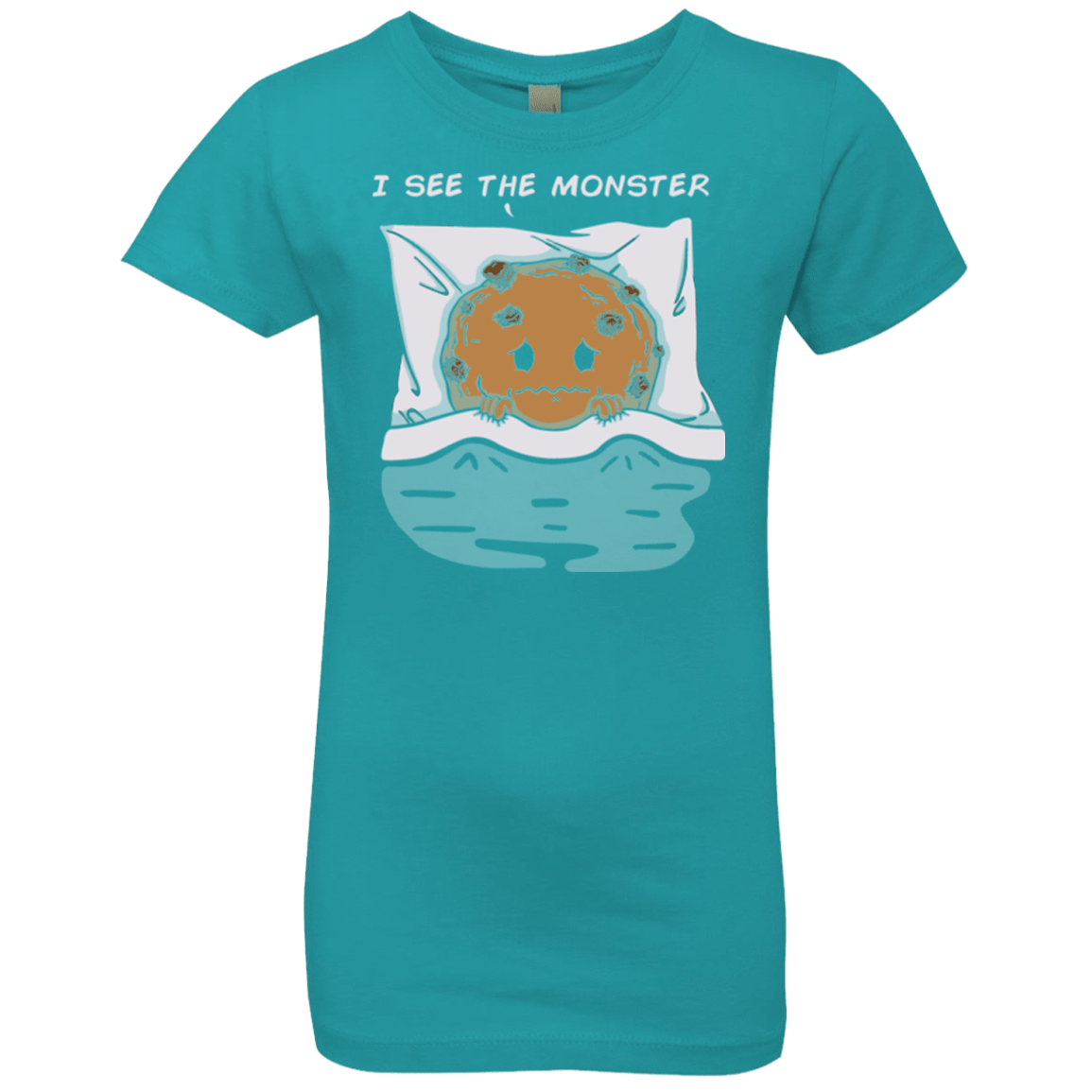 T-Shirts Tahiti Blue / YXS I see the monster Girls Premium T-Shirt