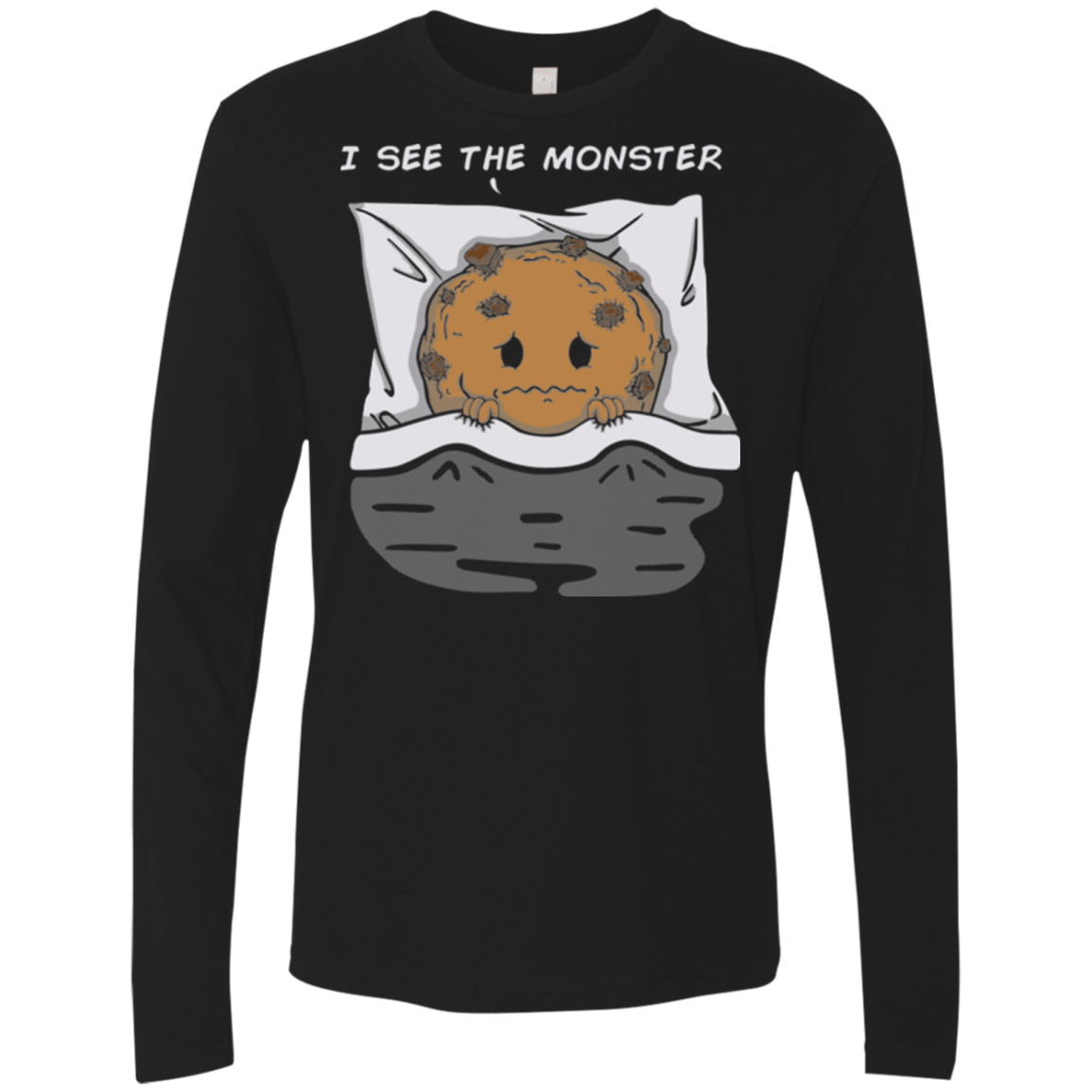 T-Shirts Black / Small I see the monster Men's Premium Long Sleeve