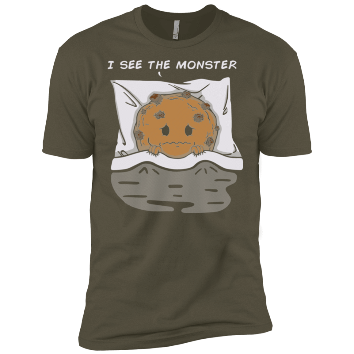 T-Shirts Military Green / X-Small I see the monster Men's Premium T-Shirt