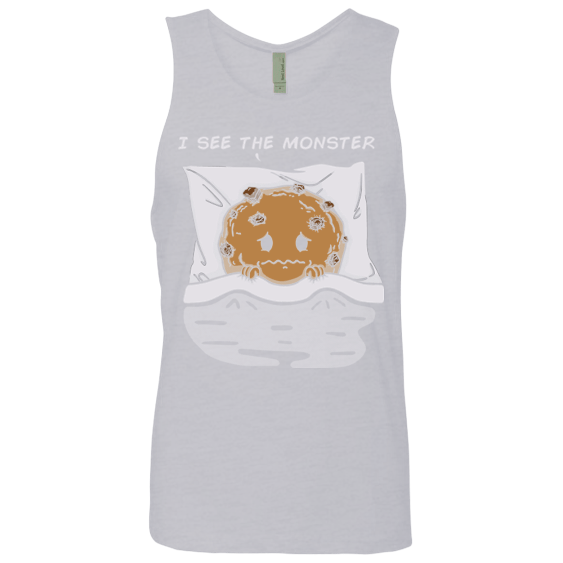 T-Shirts Heather Grey / Small I see the monster Men's Premium Tank Top