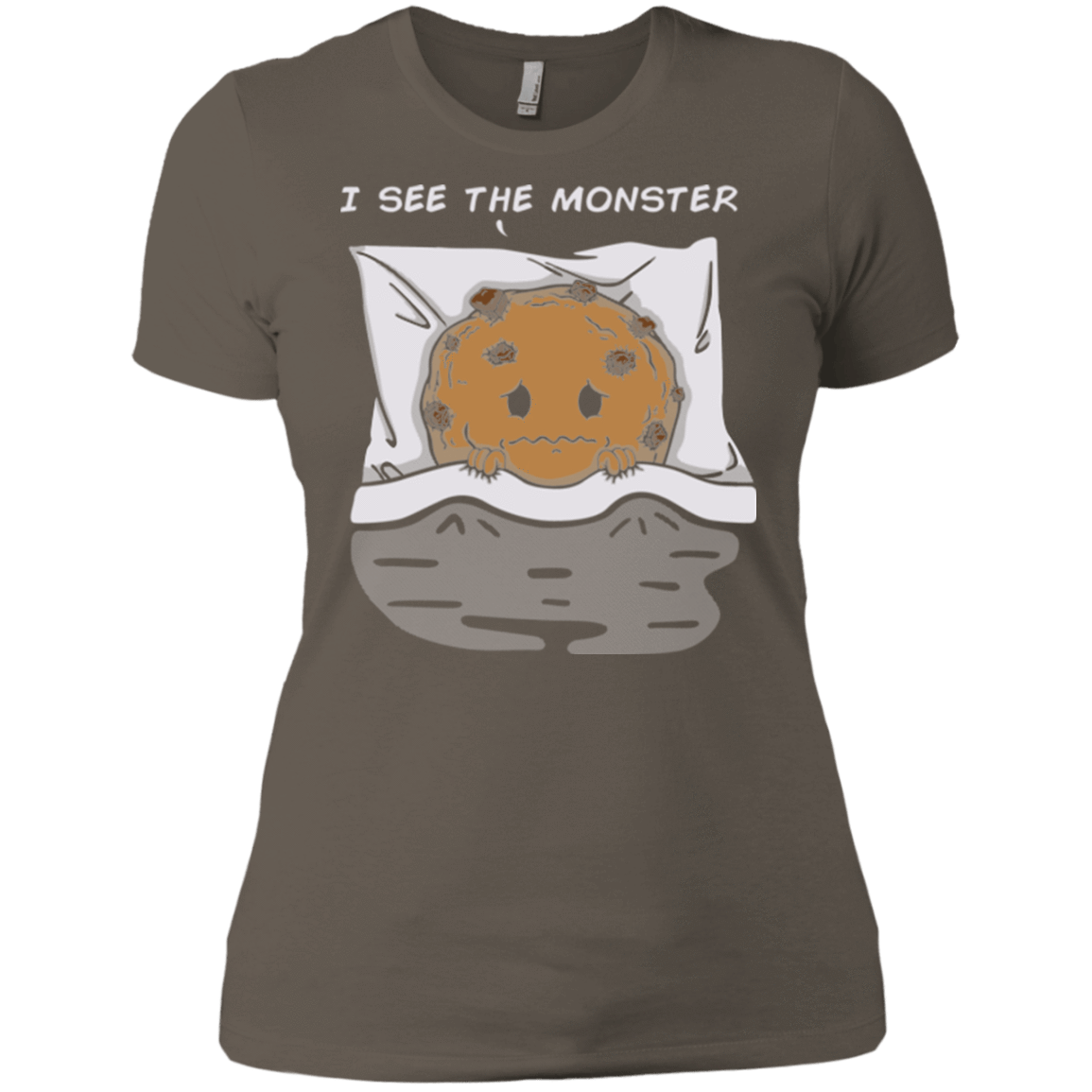 T-Shirts Warm Grey / X-Small I see the monster Women's Premium T-Shirt