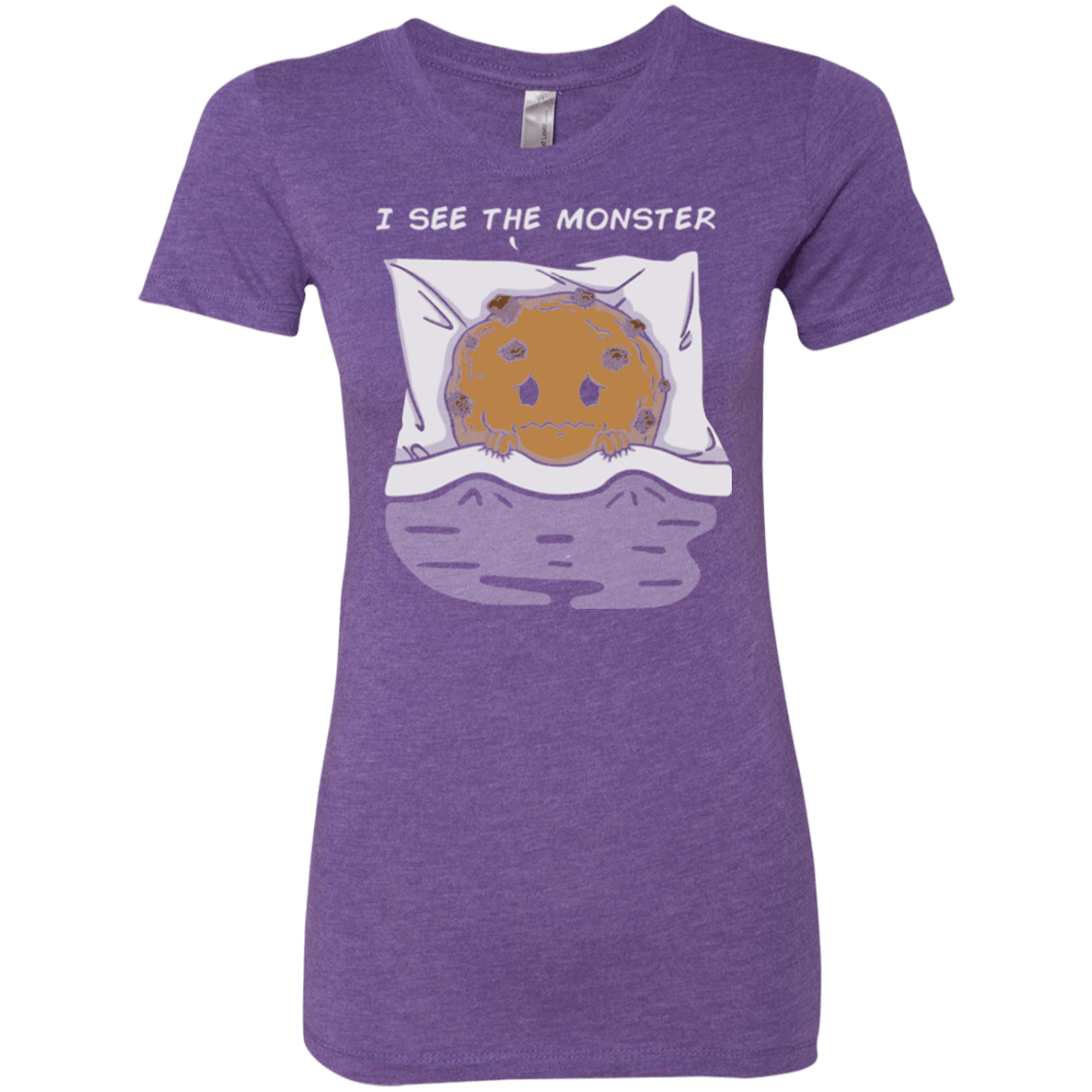 T-Shirts Purple Rush / Small I see the monster Women's Triblend T-Shirt