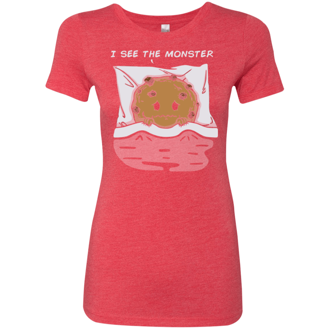 T-Shirts Vintage Red / Small I see the monster Women's Triblend T-Shirt