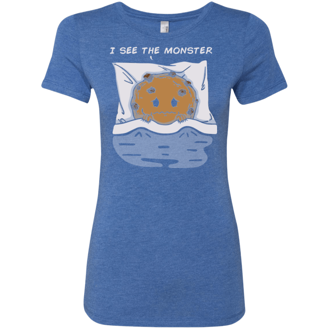 T-Shirts Vintage Royal / Small I see the monster Women's Triblend T-Shirt