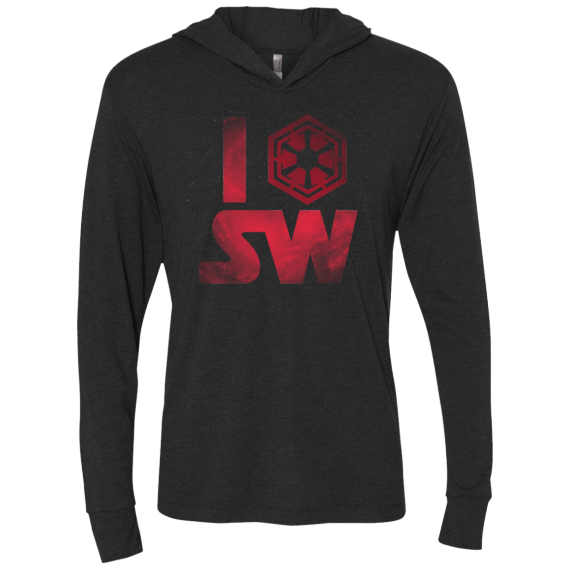 T-Shirts Vintage Black / X-Small I Sith SW Triblend Long Sleeve Hoodie Tee