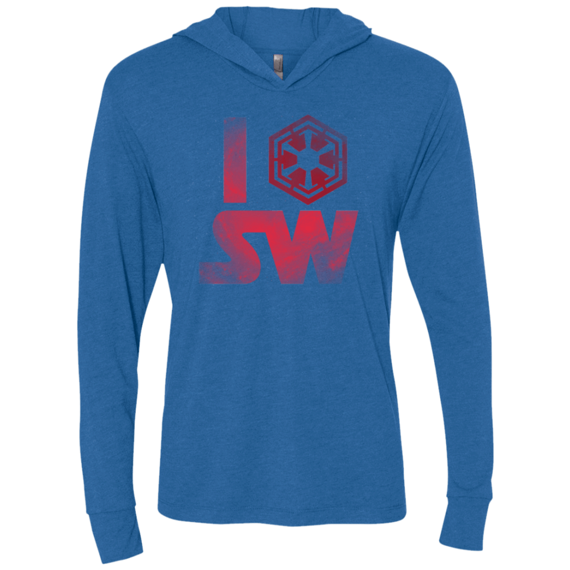 T-Shirts Vintage Royal / X-Small I Sith SW Triblend Long Sleeve Hoodie Tee