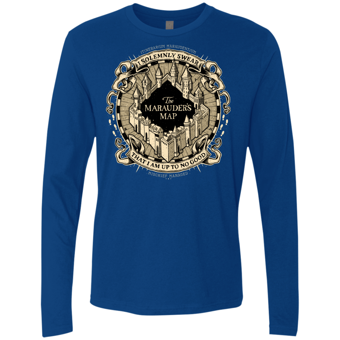T-Shirts Royal / Small I Solemnly Swear Men's Premium Long Sleeve