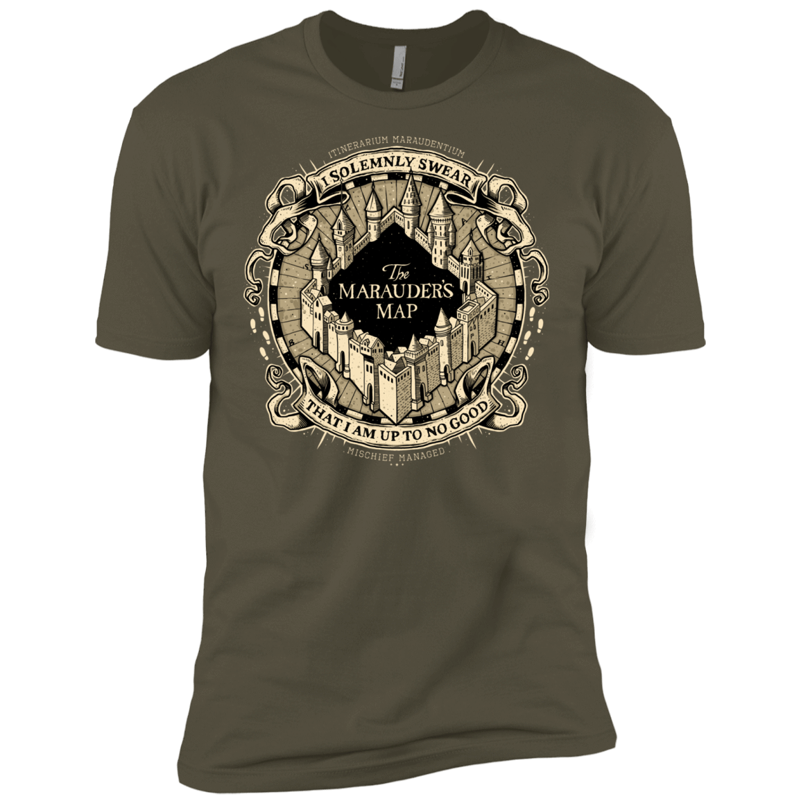 T-Shirts Military Green / X-Small I Solemnly Swear Men's Premium T-Shirt