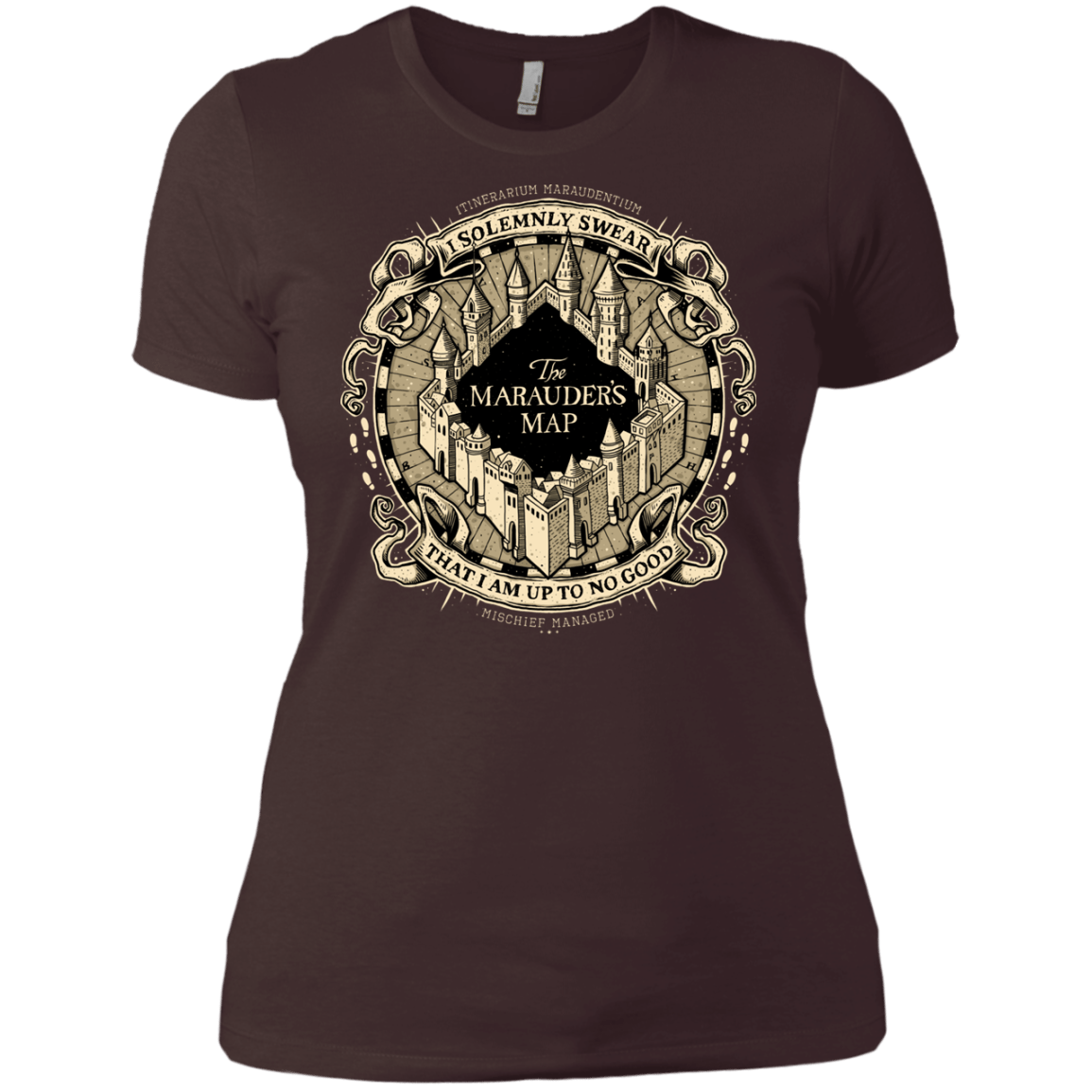 T-Shirts Dark Chocolate / X-Small I Solemnly Swear Women's Premium T-Shirt