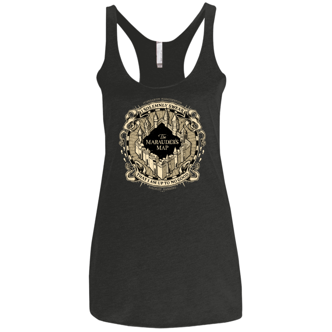 T-Shirts Vintage Black / X-Small I Solemnly Swear Women's Triblend Racerback Tank