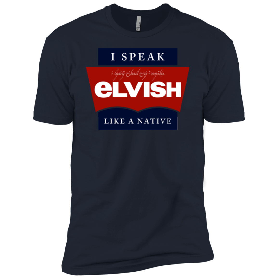 T-Shirts Midnight Navy / YXS I speak elvish Boys Premium T-Shirt
