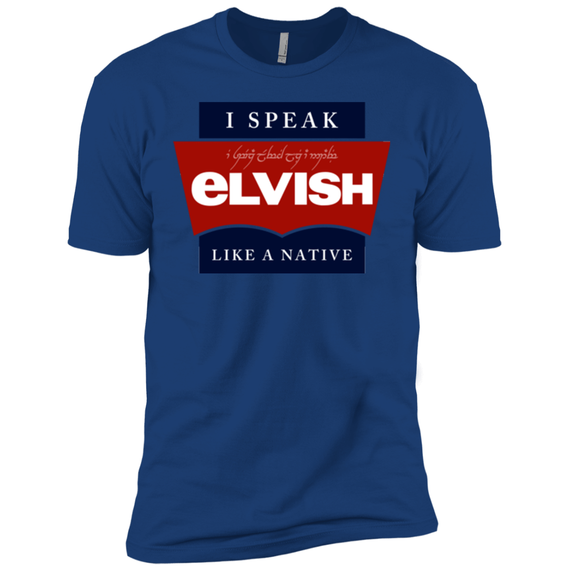 T-Shirts Royal / X-Small I speak elvish Men's Premium T-Shirt