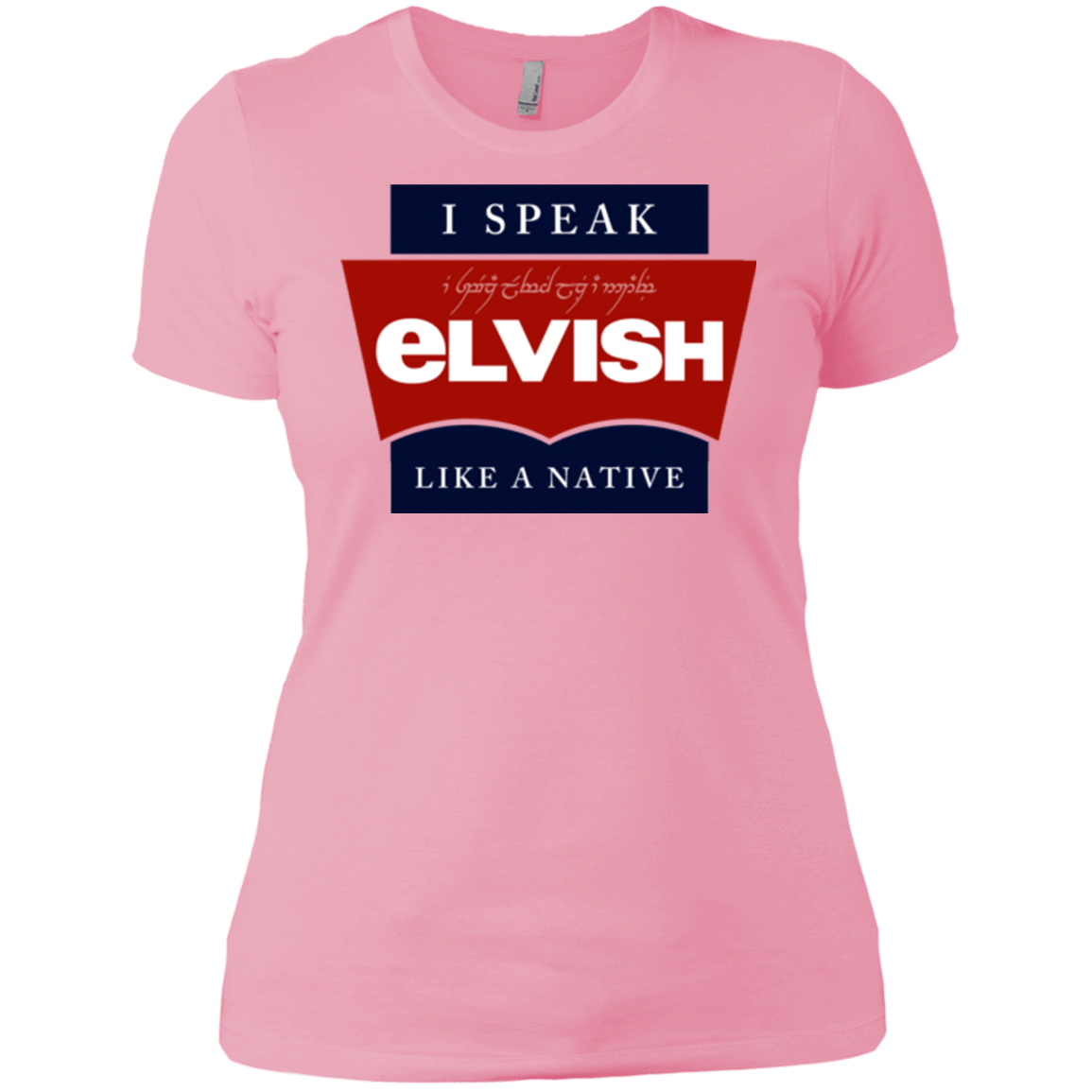 T-Shirts Light Pink / X-Small I speak elvish Women's Premium T-Shirt