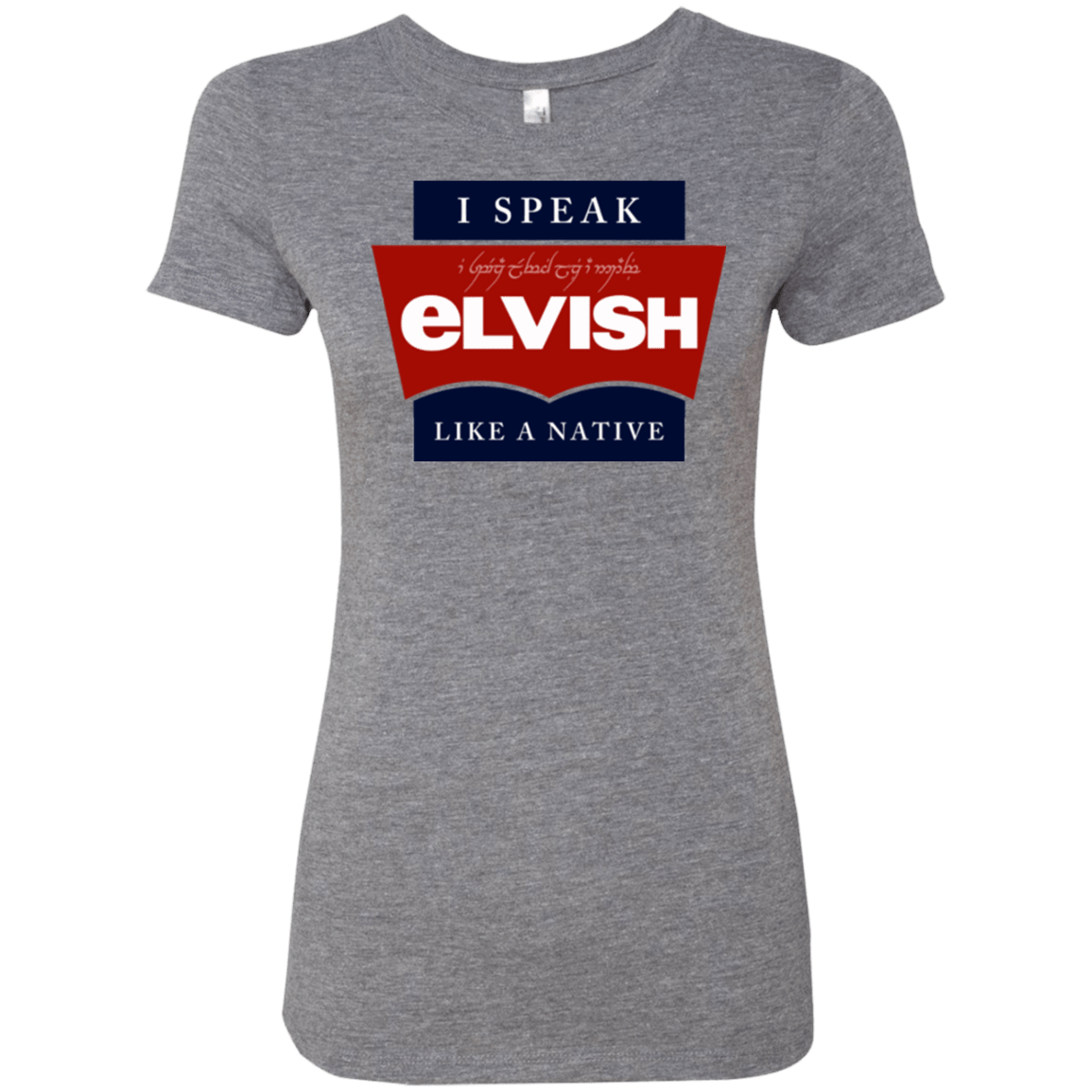 T-Shirts Premium Heather / Small I speak elvish Women's Triblend T-Shirt