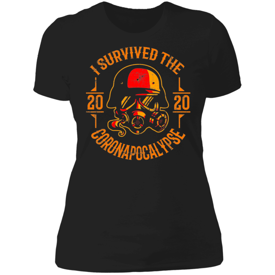 T-Shirts Black / X-Small I Survived Coronapocalypse Women's Premium T-Shirt