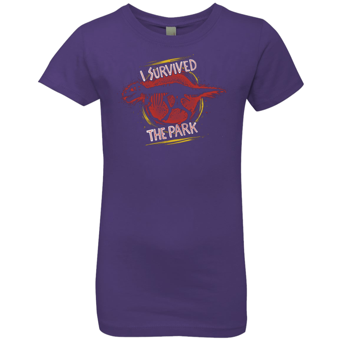 T-Shirts Purple Rush / YXS I SURVIVED THE PARK Girls Premium T-Shirt